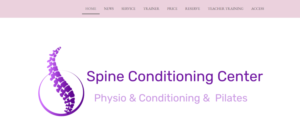 Spine Conditioning Center公式サイト画像