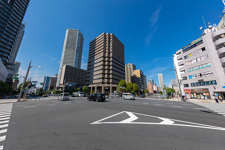 勝どき駅前の画像