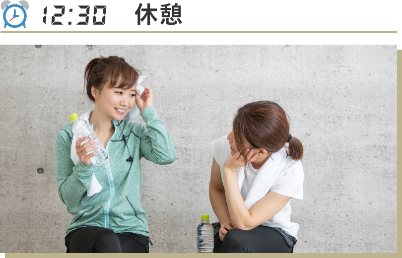 12:30 休憩